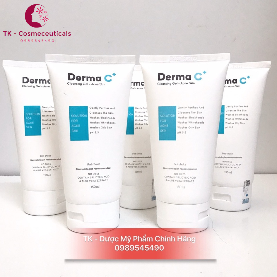 Sữa Rửa Mặt Derma C Dành Cho Da Dầu Mụn - 150ml
