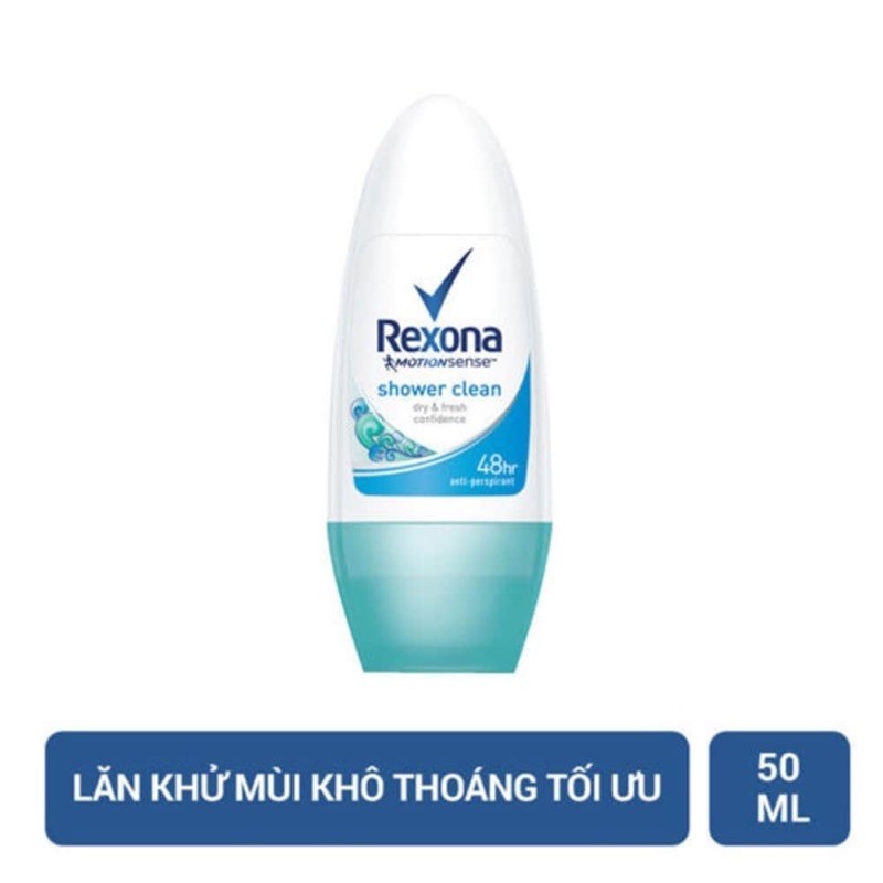 Lăn Khử Mùi Rexona Shower Clean 50ml