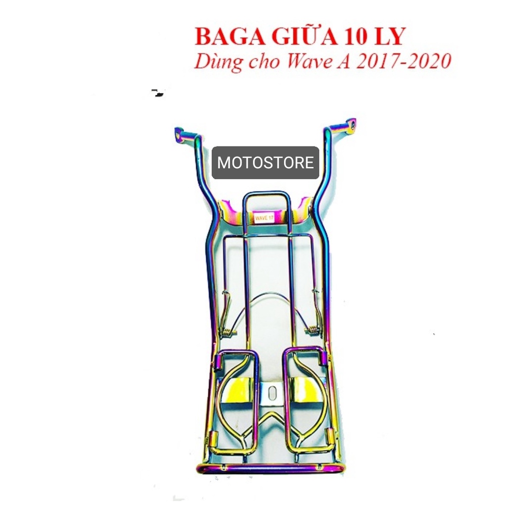 Baga giữa xe Wave Alpha 2017-2020, Wave Alpha 2007-2016, Wave RS. Wave Alpha 110cc, 100cc, 50cc , hàng dầy 10 li