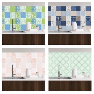 Khổ lớn 500x60cm - decal gạch bông dán bếp - decal dán tường - hn decor