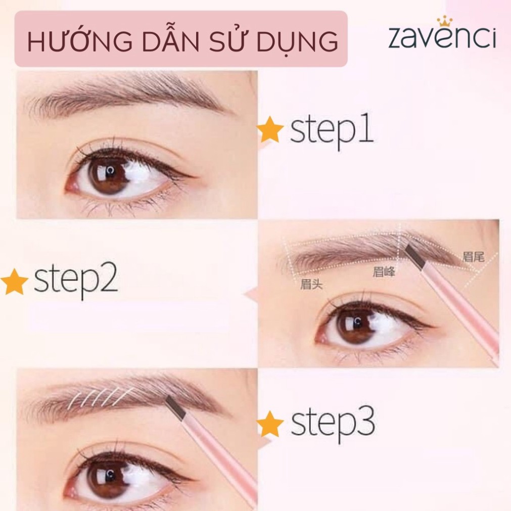 Chì Kẻ Mày LA MEI LA 2 Đầu Chống Trôi Nước | BigBuy360 - bigbuy360.vn