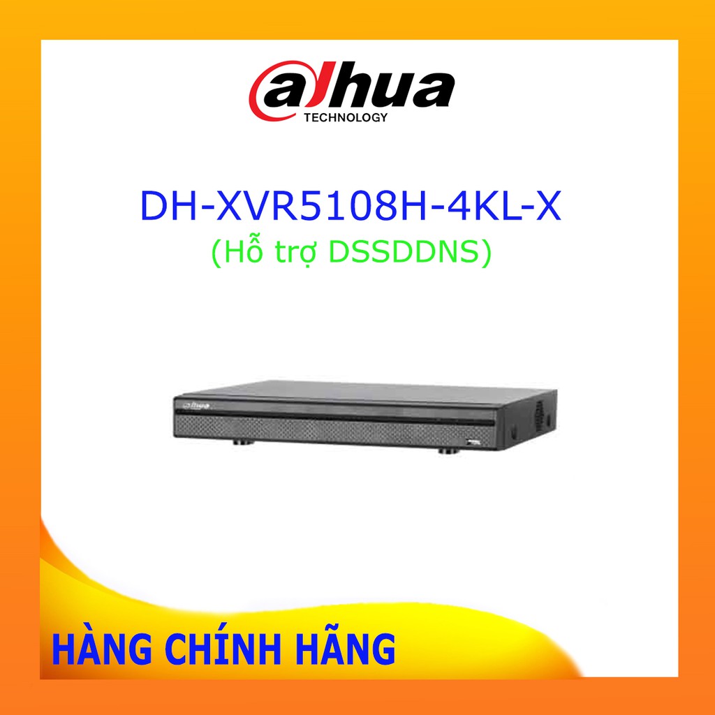 Đầu Ghi Hình 8 kênh Dahua DH-XVR5108HS-4KL-X Chạy Camera 4M-4K Chính Hãng