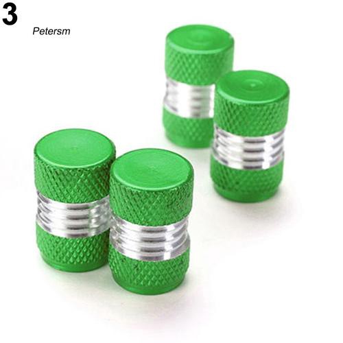 Set 4 nắp van bánh xe bằng hợp kim nhôm ptsm _