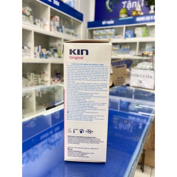 [Chính hãng] Nước súc miệng Kin Gingival Mouthwash diệt khuẩn 250ml
