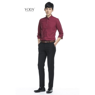 Sơ mi nam YODY SMM0398 (Đỏ đô)