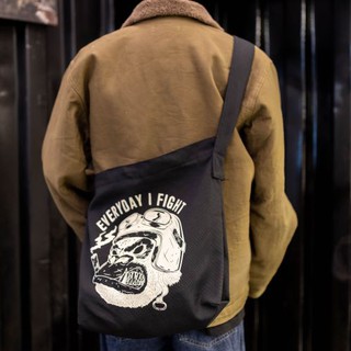 Túi tote đeo chéo unisex nam nữ vải dệt canvas.Túi tote Gori vải canvas ulzzang Gori bag khỉ đen.