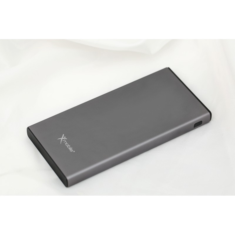 Pin sạc dự phòng Polymer 10.000 mAh Xmobile Atela 10 Nhôm Xám