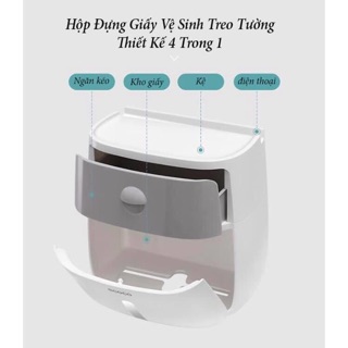 Hộp đựng giấy vệ sinh Ecoco