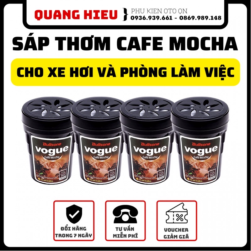 Sáp thơm cafe ô tô cao cấp hương Café - Khử Mùi ô tô Hàn Quốc BULLSONE