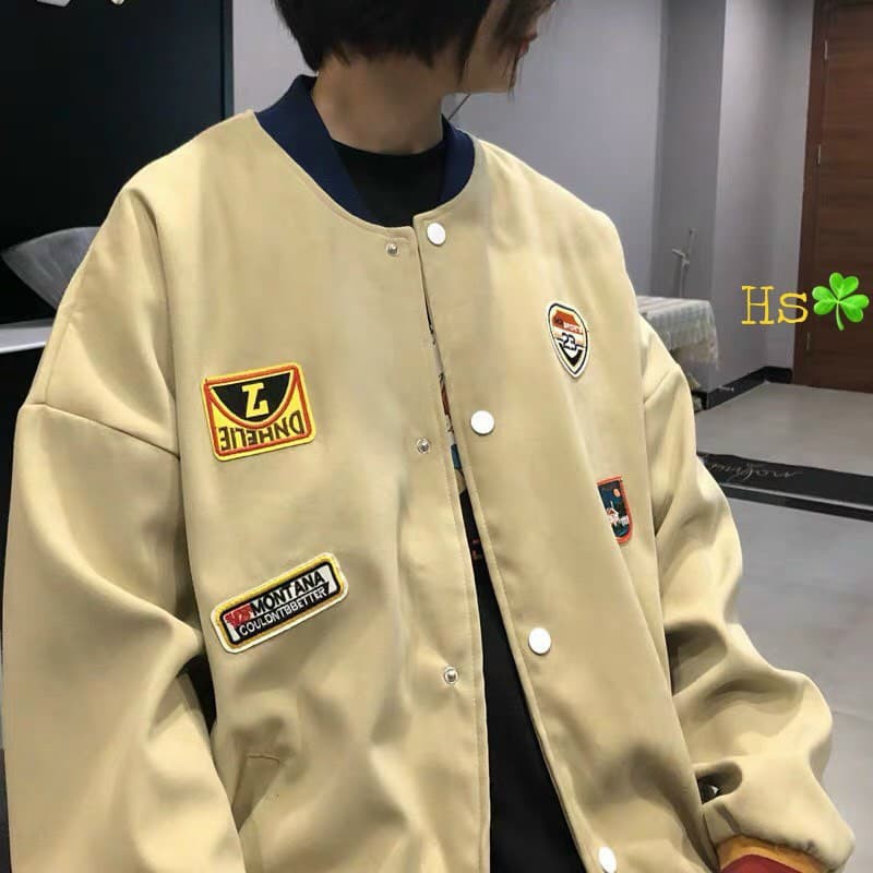 Áo Khoác Nỉ Thun Cardigan Nút Gài Form RỘng Nam Nữ In Logo