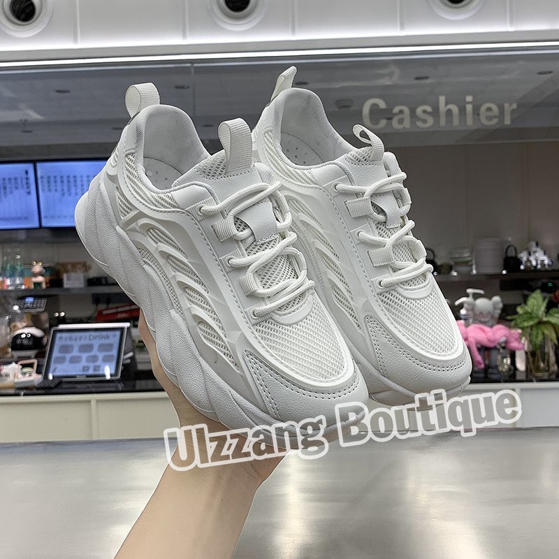 Giày thể thao trắng đế cao giày Ulzzang nữ 2021 sneaker (SN06)