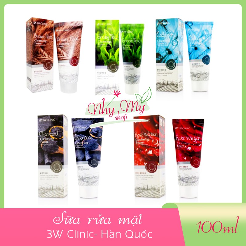 Sữa Rửa Mặt 3W Clinic 100ml Hàn Quốc