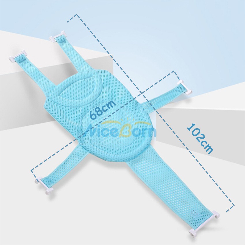 Đệm lưới tắm cho bé sơ sinh có thể xếp gọn cao cấp tiện dụng