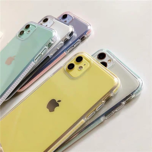 Ốp lưng Iphone BASIC viền màu chống trơn IPHONE 6plus/iphone 7plus/iphone x/iphone xs max/iphone 11/iphone 11pro max