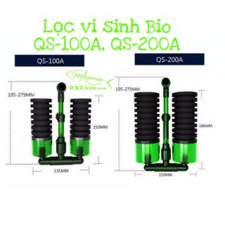 Lọc sủi vi sinh quanvee qs 100a qs 200a