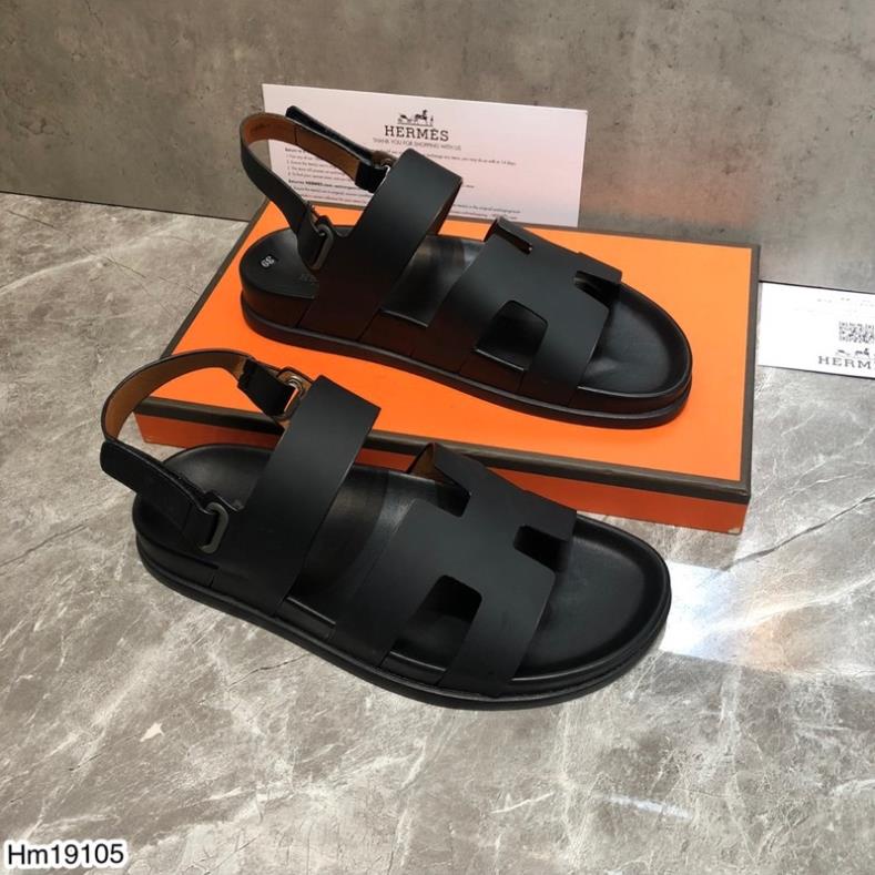 [Sẵn Hàng] Dép Sandal Hm Nam Quai Da Cao Cấp - Dép Sandal Hm Đế Cao Su Cao Cấp