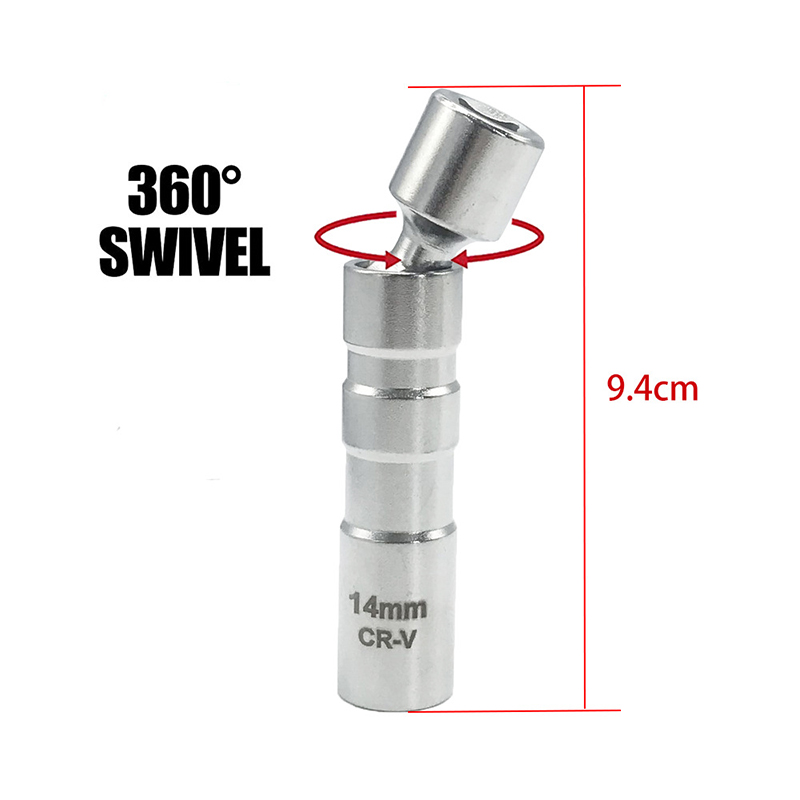 Dụng Cụ Tháo Bugi 12 Góc Từ Tính 14mm 3 / 8 Cho Bmw E81 E87-N43B E90-N43B E60-N43B Ydeas