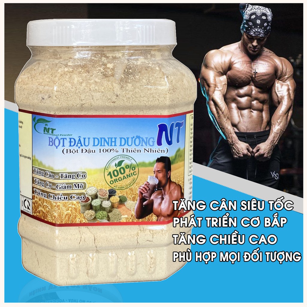 1KG BỘT NGŨ CỐC TĂNG CÂN TỰ NHIÊN CAO CẤP