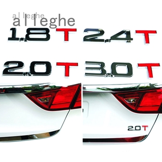 Logo Kim Loại 3d 1.6t 1.8t 2.0t 2.8t Cho Xe Hơi Audi Kia Toyota Bmw Ford Focus