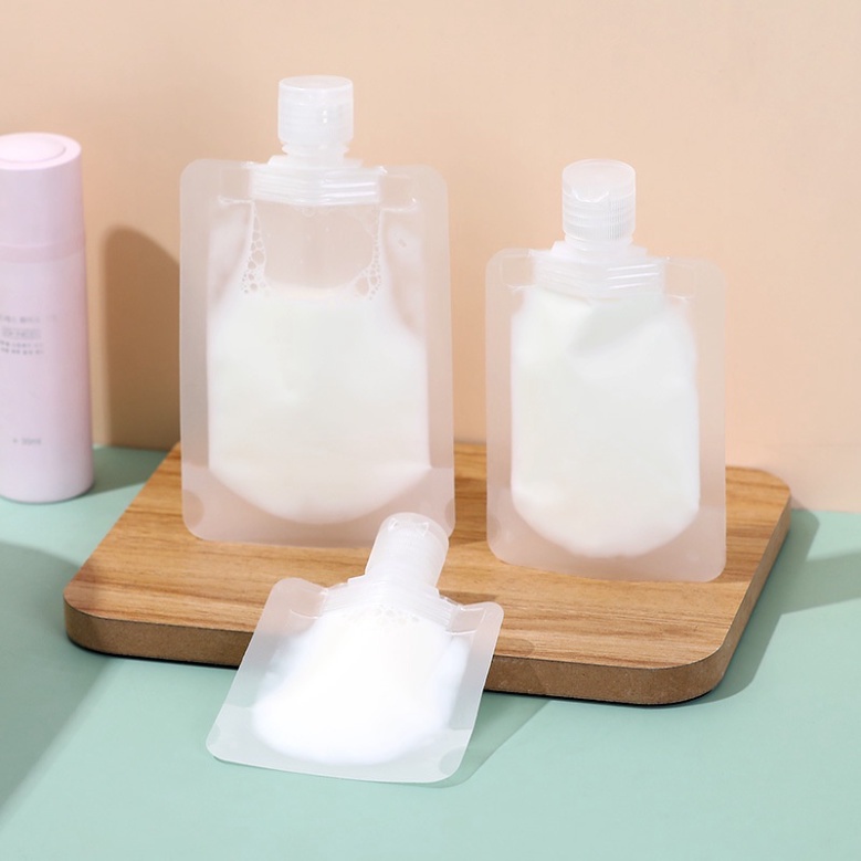 Bộ 3 bịch chiết mỹ phẩm , dầu gội dung tích 30/50/100ml có thể tái sử dụng, tiện lợi khi du lịch SIGO
