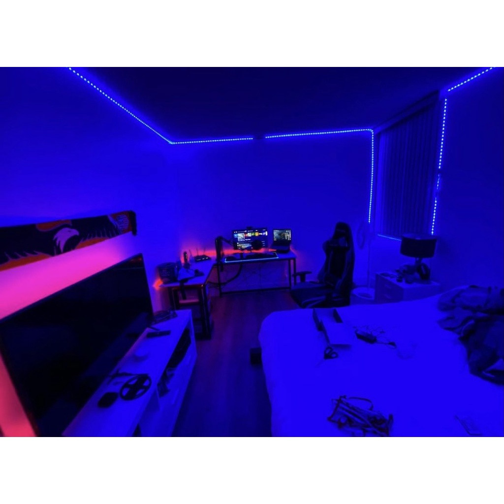 Đèn Led TikTok quay TikTok, đèn màu trang trí video clip, trang trí phòng ngủ , phòng game , Đèn LED stripligh kèm