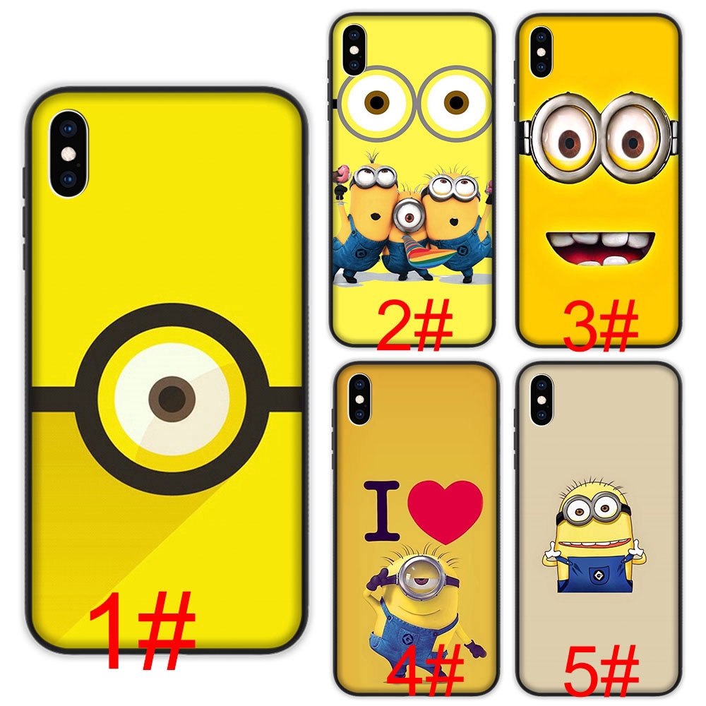 Ốp điện thoại mềm in hình ảnh Minion vàng dành cho iPhone XS Max XR X 7 8 6 6S Plus 5 5S SE