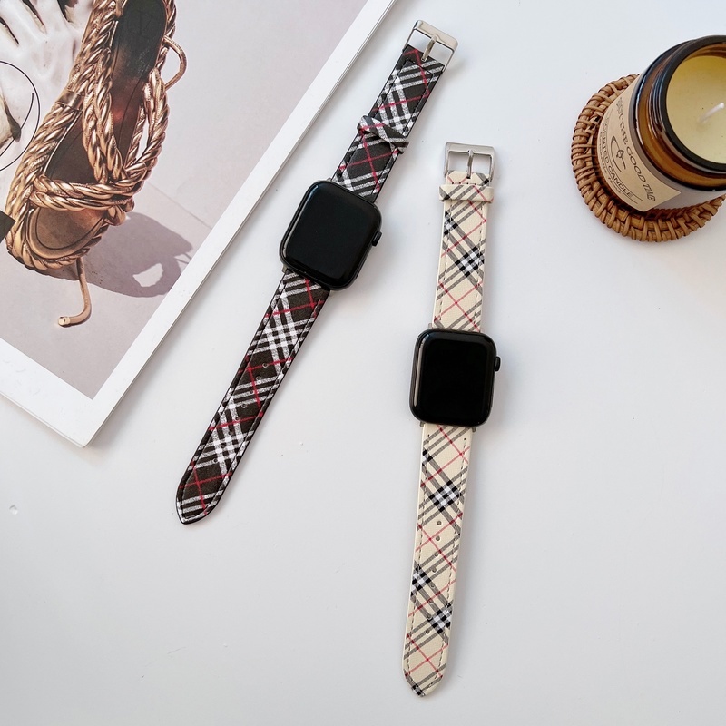 Dây Đeo Thay Thế Bằng Da Chất Lượng Cao Cho Đồng Hồ Apple Watch 45MM 41MM 44MM 40MM 42MM 38MM Series 7 SE 6 5 4 3 2 1