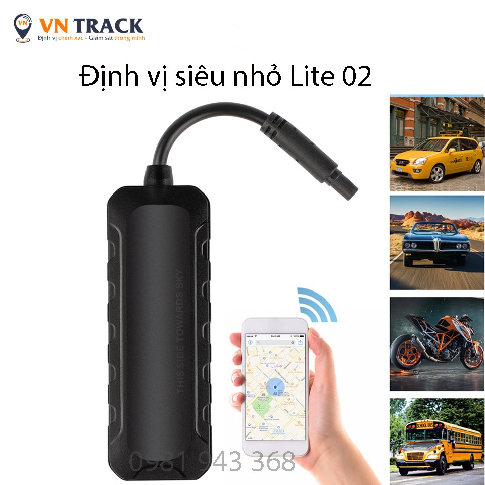 Định Vị Xe Máy, Ô Tô Chống Trộm Giám Sát Qua Điện Thoại | Chính hãng Wetrack Lite02