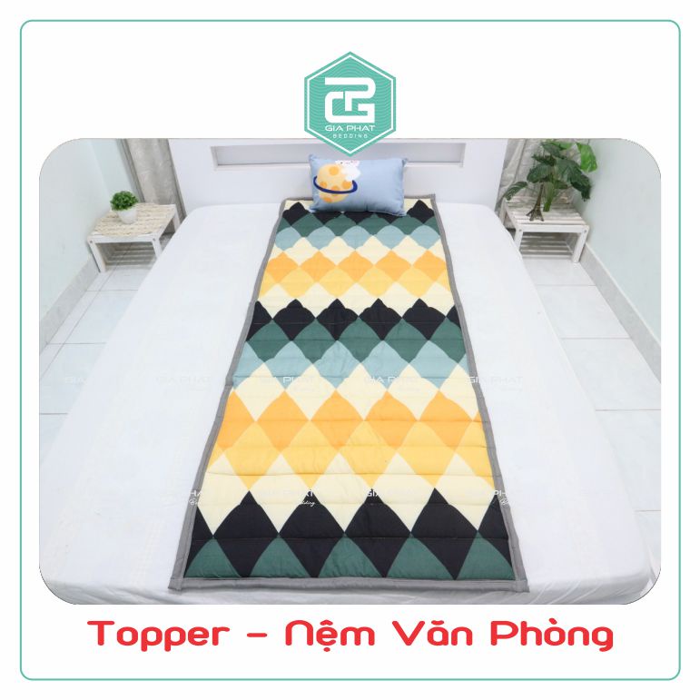 Nệm văn phòng cuộn, Topper nệm, nệm trải sàn Cotton