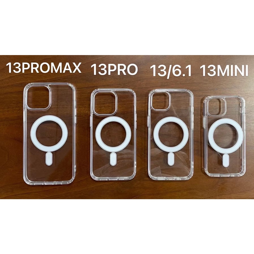 Ốp Điện Thoại Trong Suốt Tích Hợp Nam Châm Cho iPhone 13 12 Pro Max iPhone 14 11 Pro Max XS XR 8 Plus