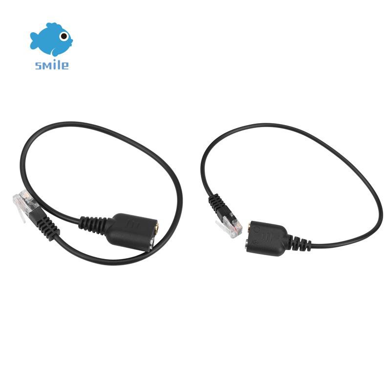 High Quality 2x RJ9 To 2 Port 3.5mm Cable for Telephone Headset to CISCO 45AV