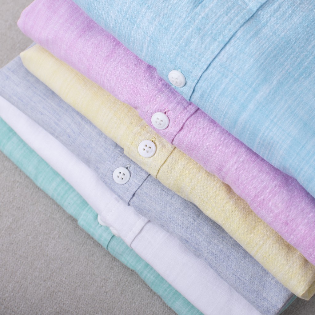 Áo sơ mi nam tay dài cao cấp LADOS - 797 form đẹp chất linen mềm mịn thấm hút mồ hôi tốt | BigBuy360 - bigbuy360.vn