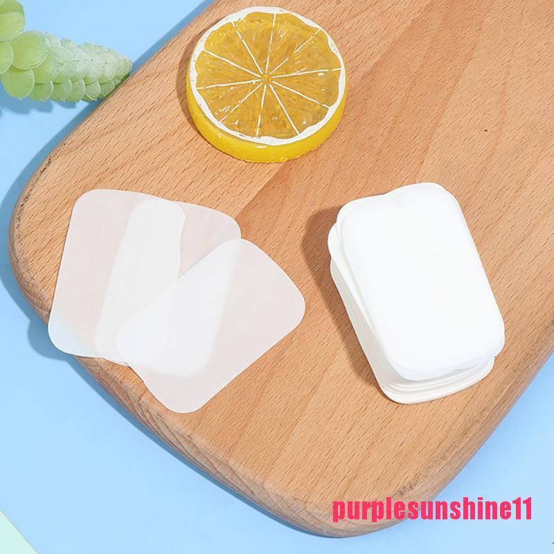 (Hàng Mới Về) Set 40 / 80 / 200 Giấy Xà Phòng Rửa Tay Có Mùi Thơm