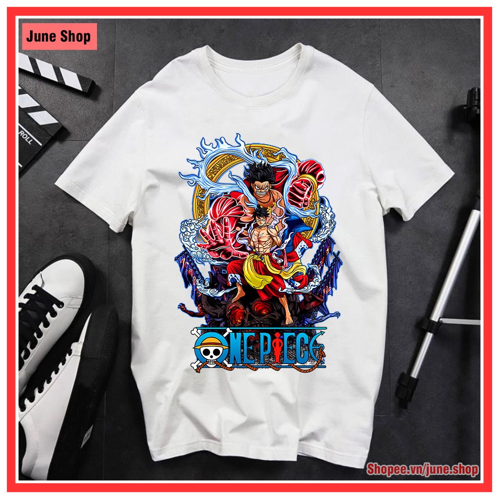 Áo Anime - Áo One Piece in Luffy Gear 5, D.Ace, Zoro, Sanji siêu chất, giá rẻ nhất