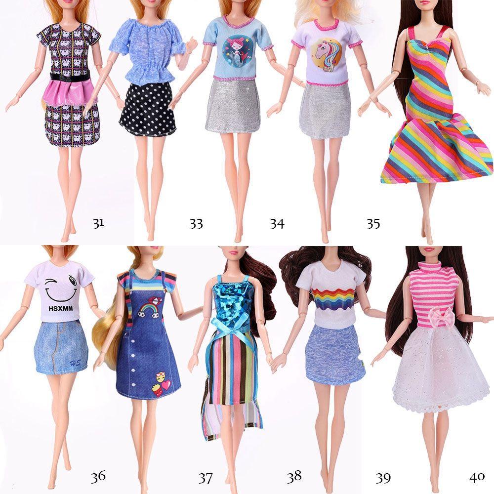 BEBETTERM Váy Búp Bê 30cm DIY Năm 2021 Quần Áo Bé Gái
