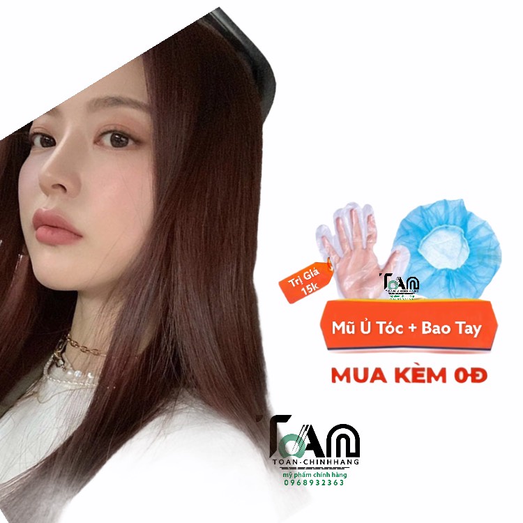 Combo Nhuộm Tóc Màu Socola Đen + Oxy