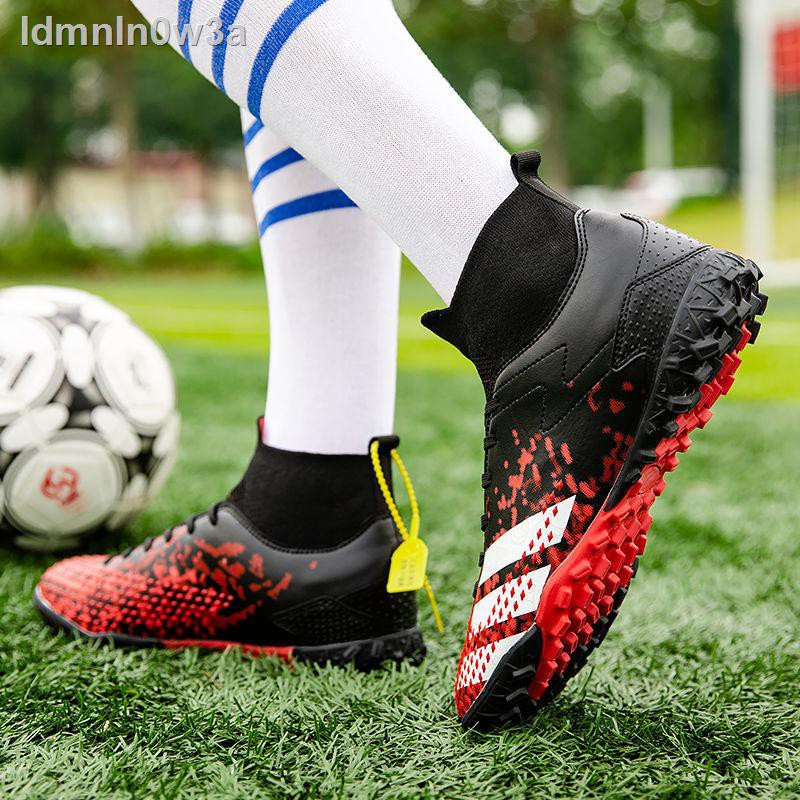 C Luo giày bóng đá quả quýt cao cấp nam ag dài đinh tf gãy học sinh trẻ em tập Messi Falcon X19