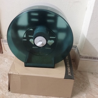 HỘP ĐỰNG GIẤY VỆ SINH CUỘN LỚN CÔNG NGHIỆP ( Màu Xanh Trong Bạn Sẽ Biết Giấy còn hay hết)