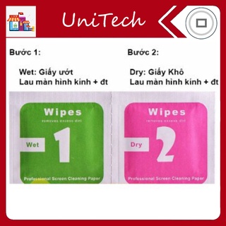 Miếng giấy để lau kính cường lực