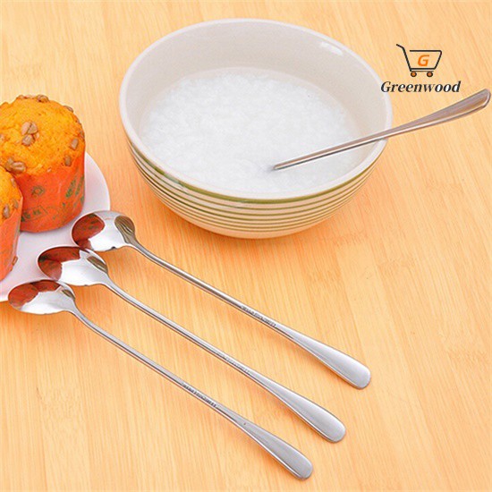 Muỗng Cà Phê Cán Dài Bằng Thép Không Gỉ