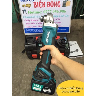 Máy Mài Góc 🏆 FREESHIP 🏆 Máy Cắt Dùng Pin MAKITA 108VF - TỪ TÍNH, KHÔNG CHỔI THAN NEW
