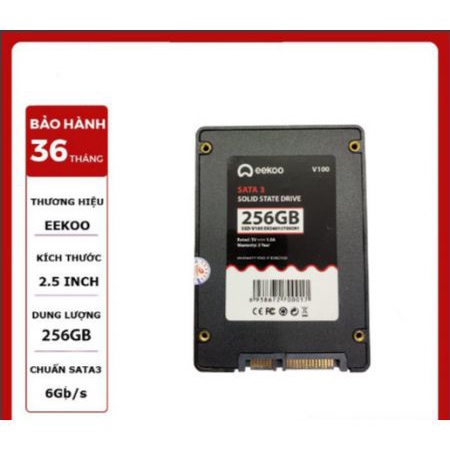 SSD 256gb Eekoo Black