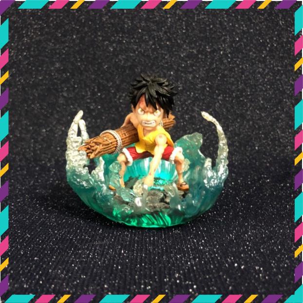 Mô hình One Piece Luffy Marine có LED siêu đẹp cao 8cm ,  tượng figure