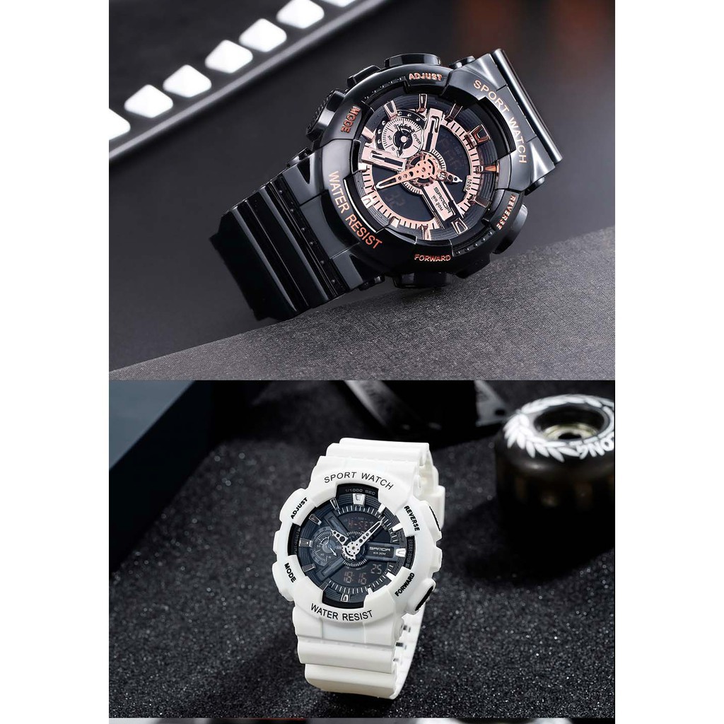 Đồng hồ quartz thể thao 292/299 thương hiệu hàng đầu thiết kế thời trang chống thấm nước cho cặp đôi | BigBuy360 - bigbuy360.vn