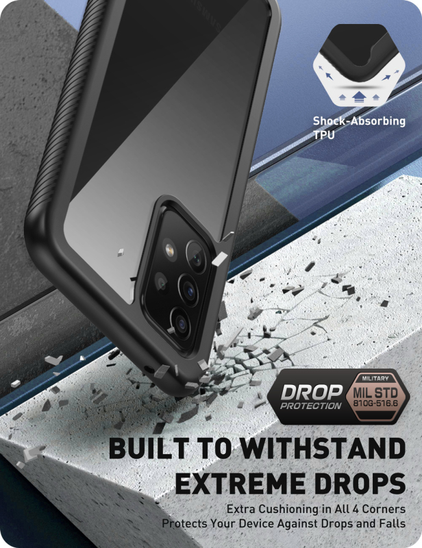 Ốp Điện Thoại Clayco MYOS Có Miếng Dán Bảo Vệ Màn Hình Cho Samsung Galaxy A72 2021