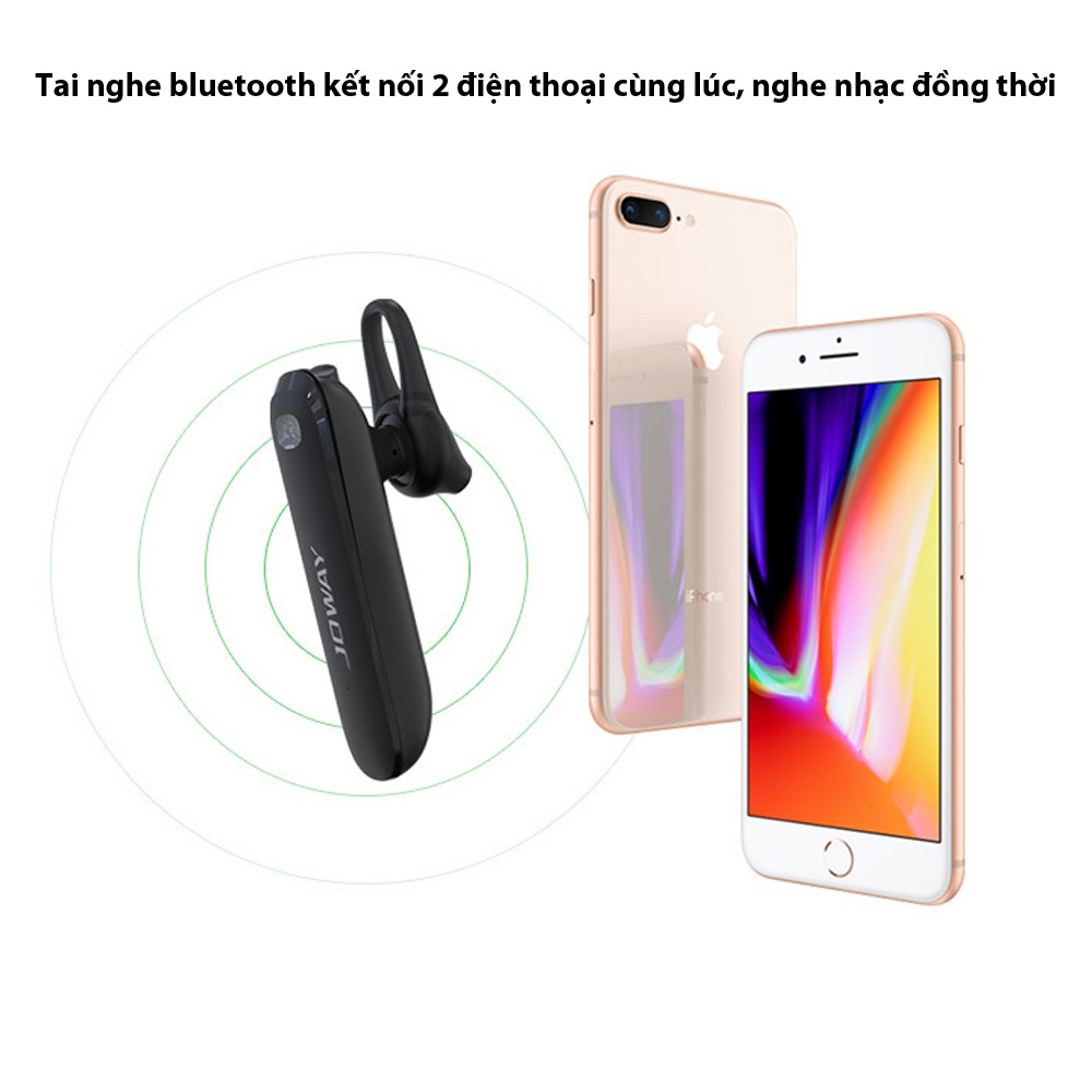 Tai Nghe Bluetooth Cao Cấp JOWAY H69 (Chống Khử Âm Ồn Khi Chạy Xe) - NK