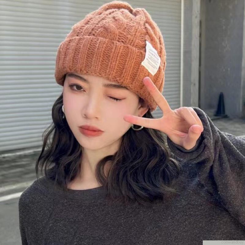 Mũ Len Hàn Quốc ulzzang basic Giữ Ấm Mùa Thu Đông Thời Trang Cho Cặp Đôi