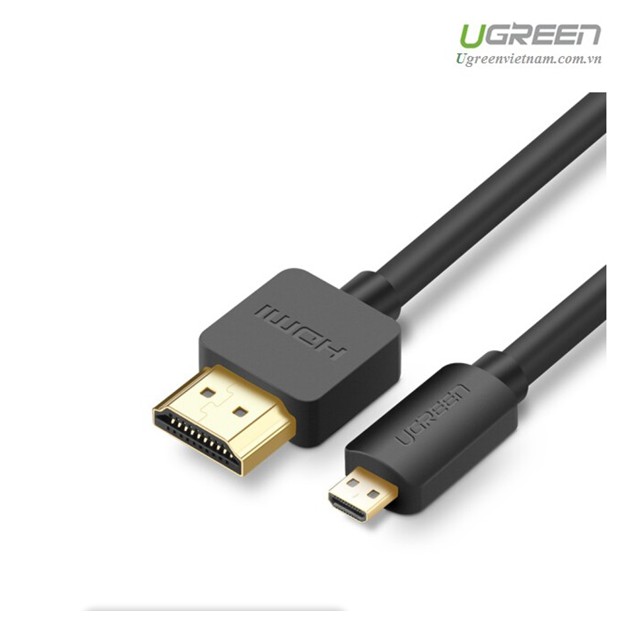 Cáp Micro HDMI to HDMI dài 3m chính hãng Ugreen UG-30104 cao cấp