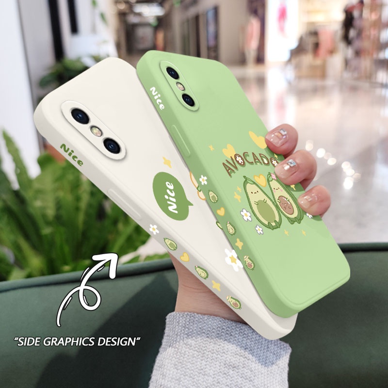 Ốp Điện Thoại Họa Tiết Trái Đu Đủ Màu Sắc Cho IPhone X XS XR XS Max