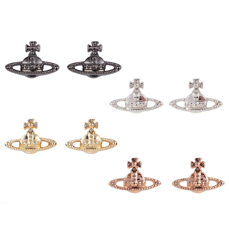 Bông Tai Vivienne West wood Đơn Giản Bốn Màu